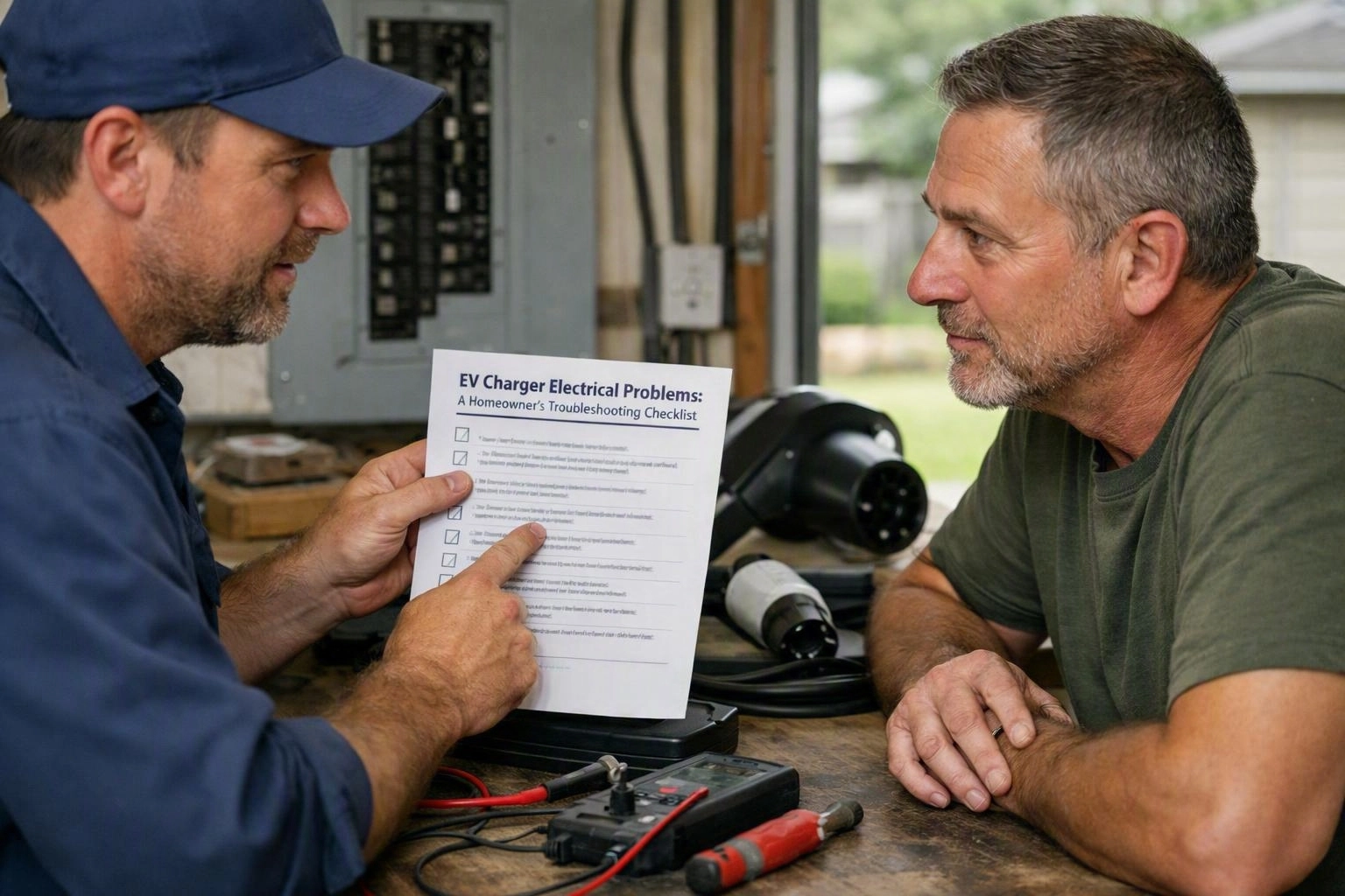 EV Charger Electrical Problems: A Homeowner’s Troubleshooting Checklist — Home Electrical Inspection Checklist: What to Lo...