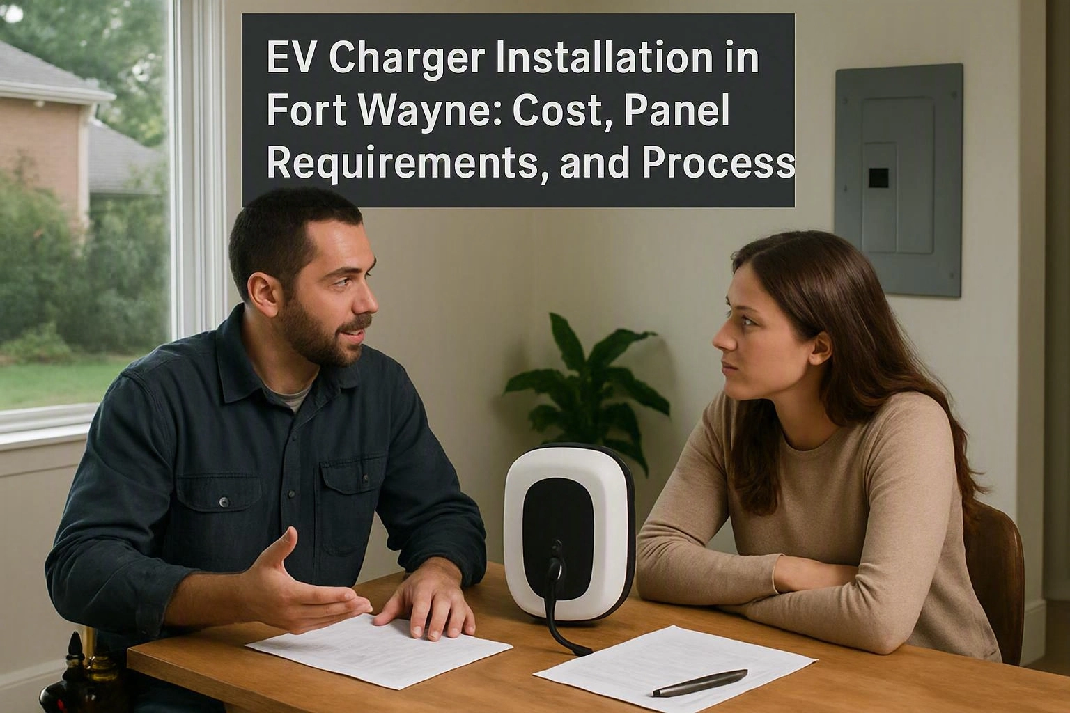 EV Charger Installation in Fort Wayne: Cost, Panel Requirements, and Process
