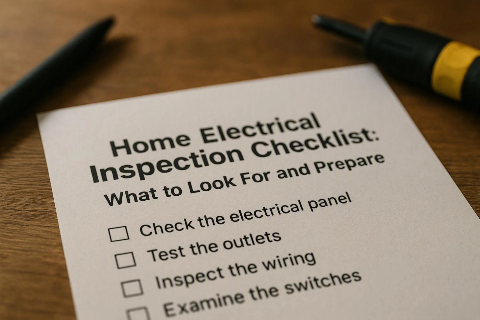 Home Electrical Inspection Checklist: What to Look For and Prepare — Electrical Emergency Warning Signs: What to Do Before...