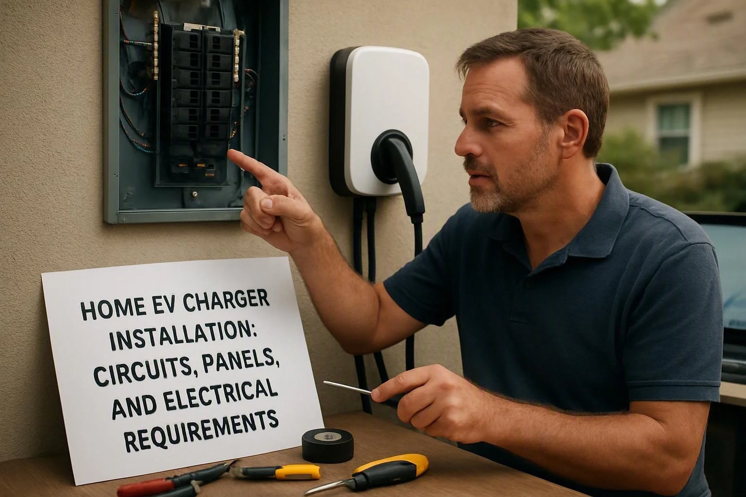 Home EV Charger Installation: Circuits, Panels, and Electrical Requirements — Commercial Electrical Wiring and Tenant Impr...