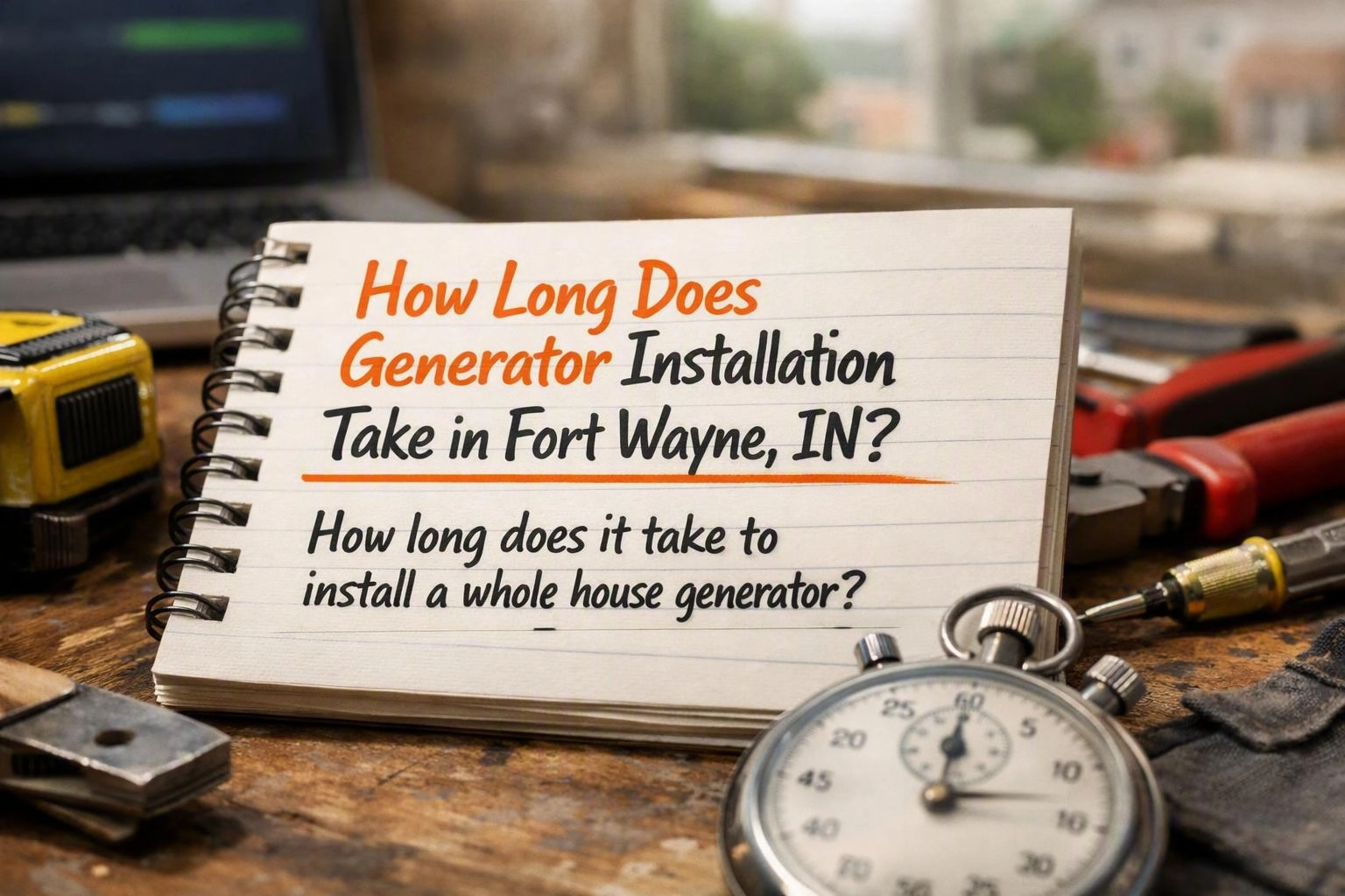 How Long Does Generator Installation Take in Fort Wayne, IN? — EV Charger Installation Time in Fort Wayne, IN: What to Expect