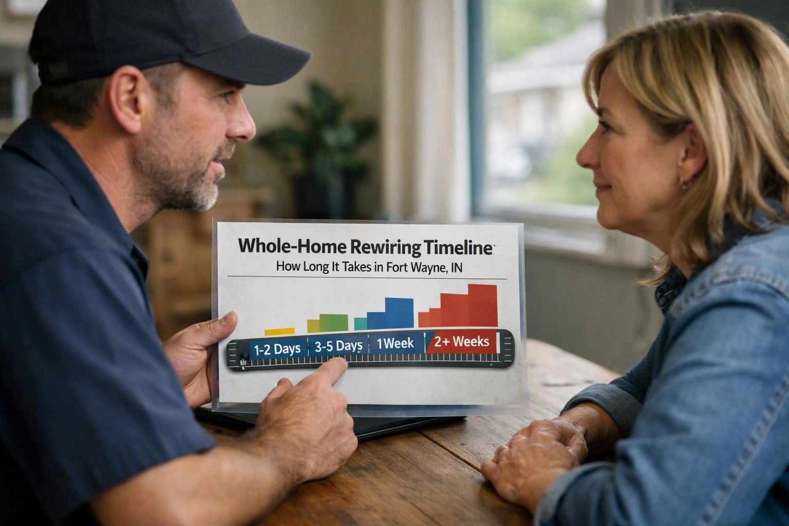Whole-Home Rewiring Timeline: How Long It Takes in Fort Wayne, IN