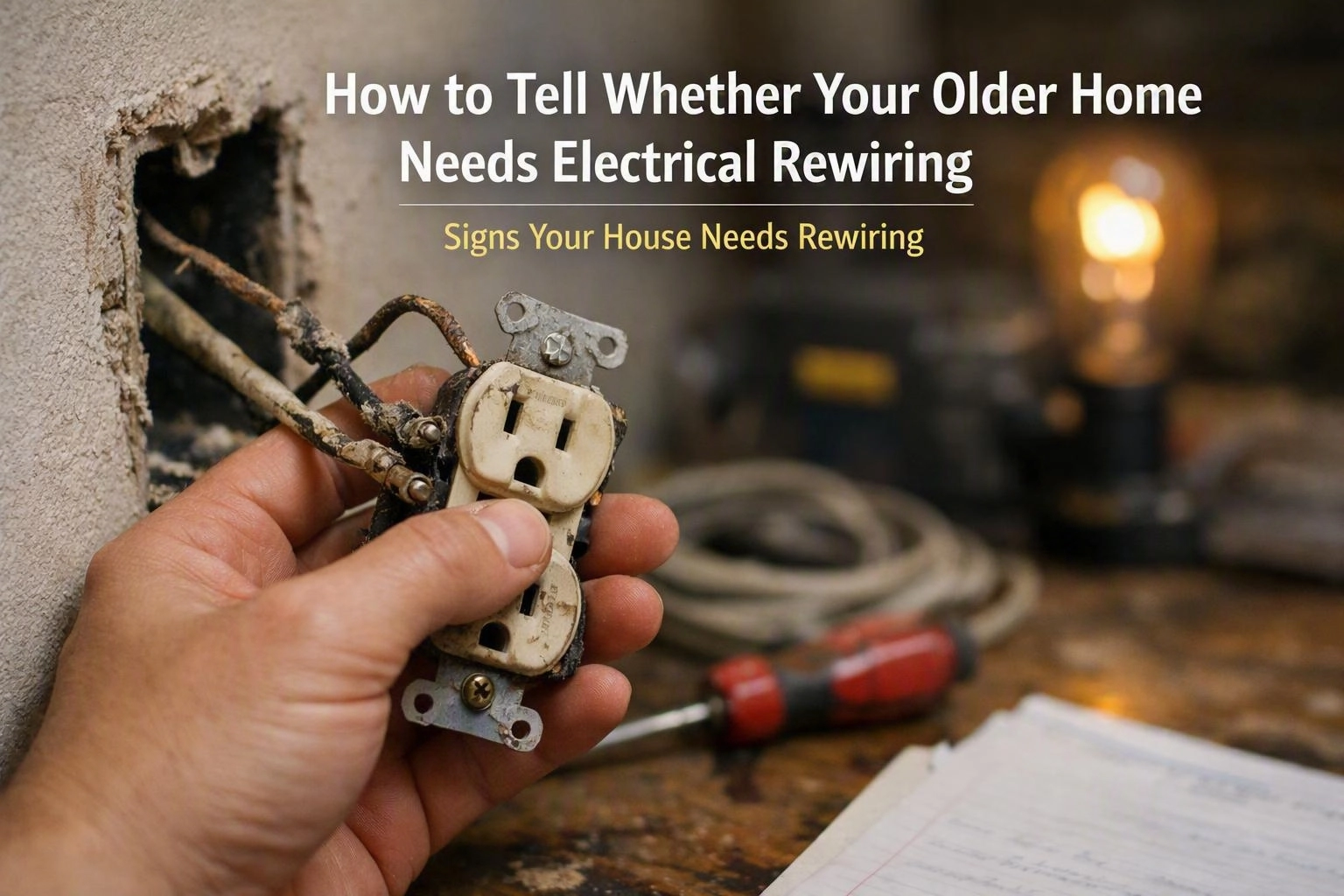 How to Tell Whether Your Older Home Needs Electrical Rewiring