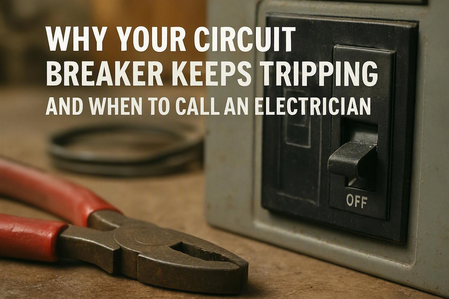 Why Your Circuit Breaker Keeps Tripping and When to Call an Electrician